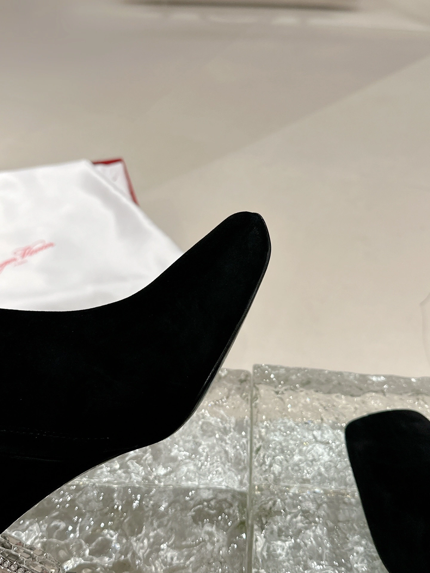 COCO-- RO65R RVW68530300HR0B999 Jewel Heel cowhide sheepskin Heel height：6.5CM item:E-X187A1022